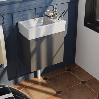 Bathroom Vanity with Integrated Basin