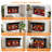 36 In. Electric Fireplace Insert With 20 Flame Colors-2013857909