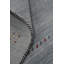 Tapis de couloir tribal gris argenté