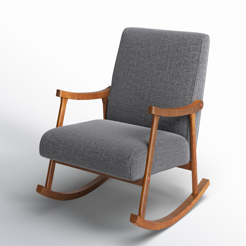 Chaise berçante Seaberg, Gris