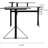 Professional Gaming L-Desk With Built-In Power Outlets, USB Ports, Elevated Monitor Stand, And Ample Storage