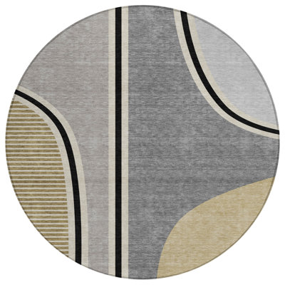 Machine Washable Indoor/Outdoor Chantille ACN2505 Modern Rug