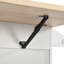 Ensemble d'îlot de cuisine campagnard avec rallonge et 2 sièges TopMAX-705009934