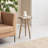 Amber Solid Wood Round Top End Table-951380379