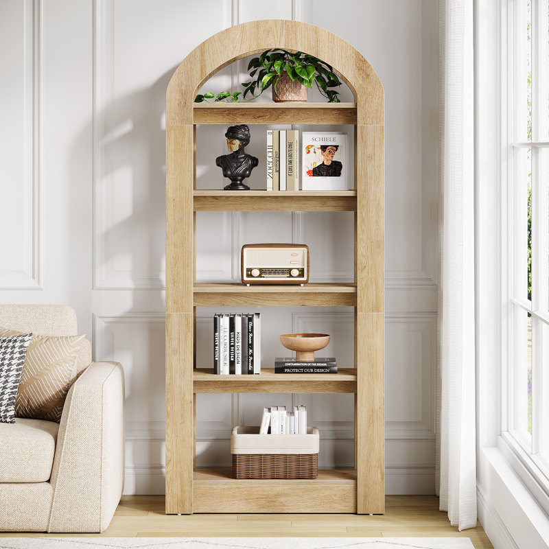 180cm H x 80cm W Standard Bookcase, Oak