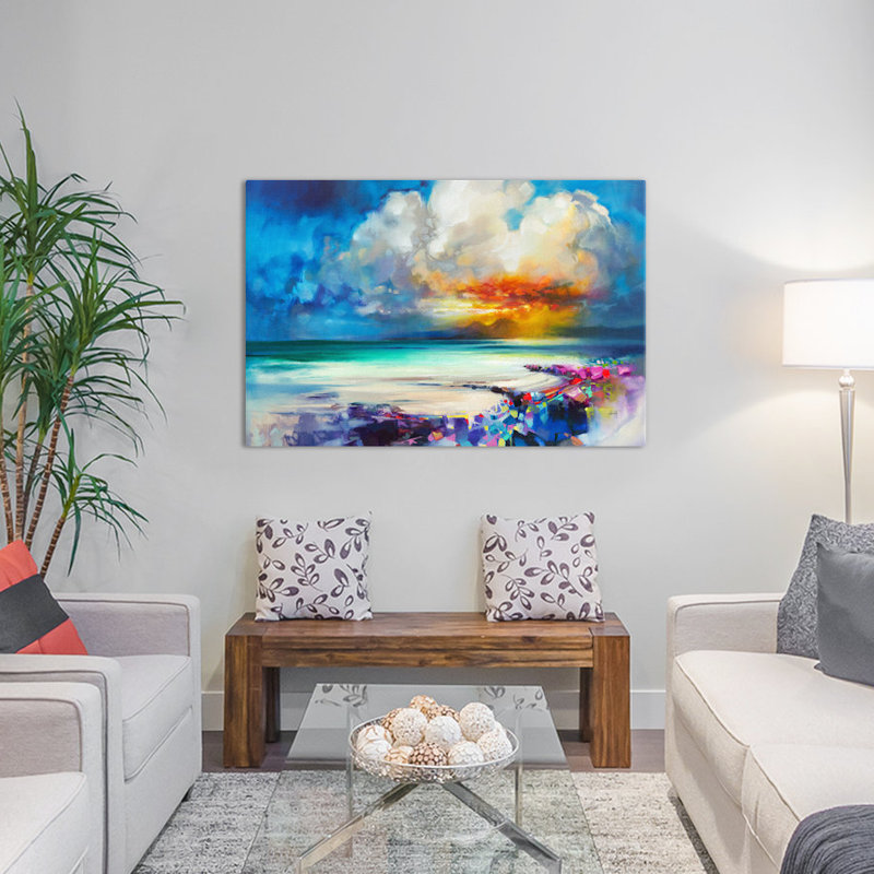 « Golden », reproduction d'art sur toile tendue, H 18 po x l 26 po x p 1,5 po