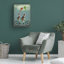  Wrapped Canvas Wall Art - Fab Funky 'Beagle Tandem' Wall Art for Living Room, Bedroom, or Office Décor - 24x32-33416898
