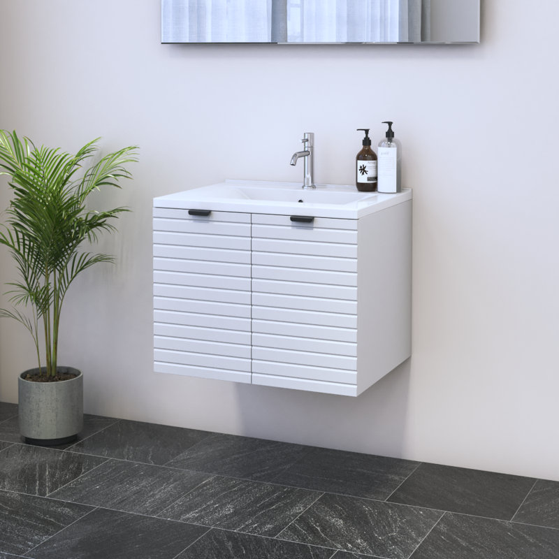 Meuble-lavabo flottant 60 po 23,6 po Capri