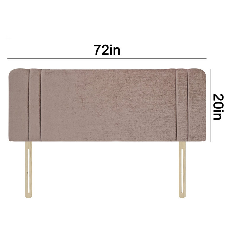 Cail King Upholstered Headboard, Mink