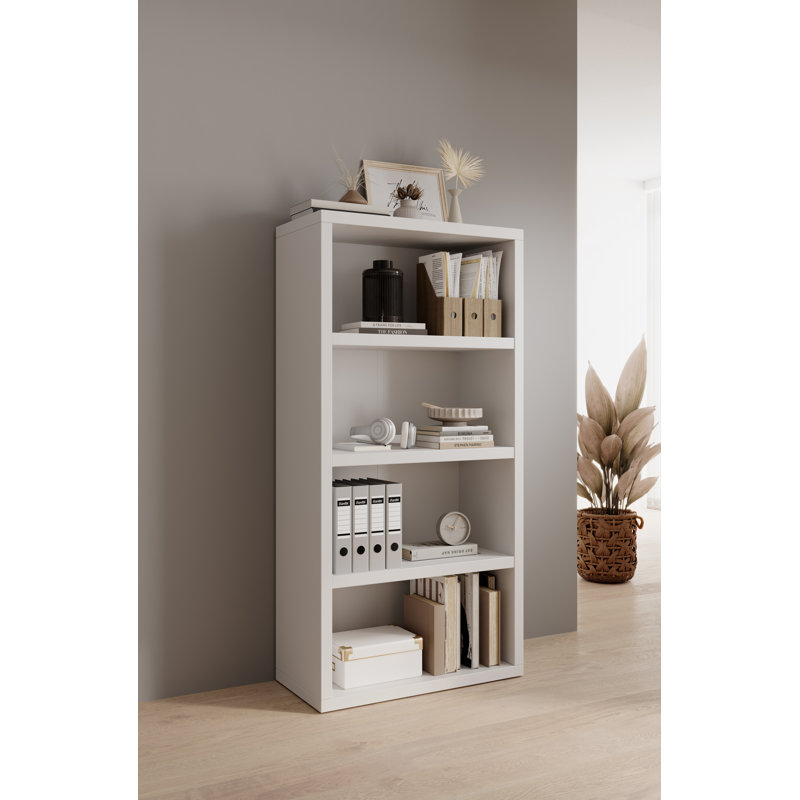 Mackensy 162cm H Bookcase, 162cm H x 80cm W x 38cm D