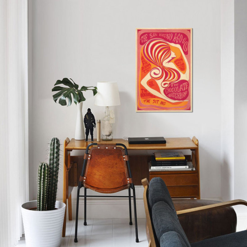 « san bruno a-go-go », impression sur toile, H 18 po x l 12 po x P 1,5 po, Pas de tapis, Toile tendue