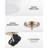 Semi Flush Mount Ceiling Light 12.2In Ceiling Light Fixture With Pleated Shade 2-Light Modern Drum Light Fixture White Shade & Bronze Finish