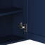 Armoire de rangement murale de salle de bain avec miroir, armoire à pharmacie avec tablette en bois réglable et portes, armoires de rangement montées avec 6 tablettes ouvertes, bleu-1227745064