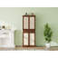 Armoire à 4 portes avec 1 tiroir, 4 tablettes intérieures réglables, armoire de rangement