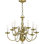 Lustre candélabre à niveaux 10 lumières Onika
