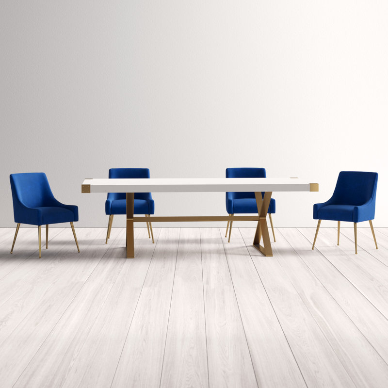 Ensemble repas pour 4 personnes Mylah, Bleu marine Livesmart®