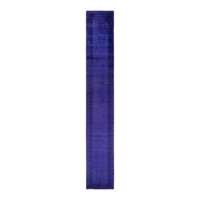 Tapis mauve unique 2 pi 8 po x 18 pi Zanthia
