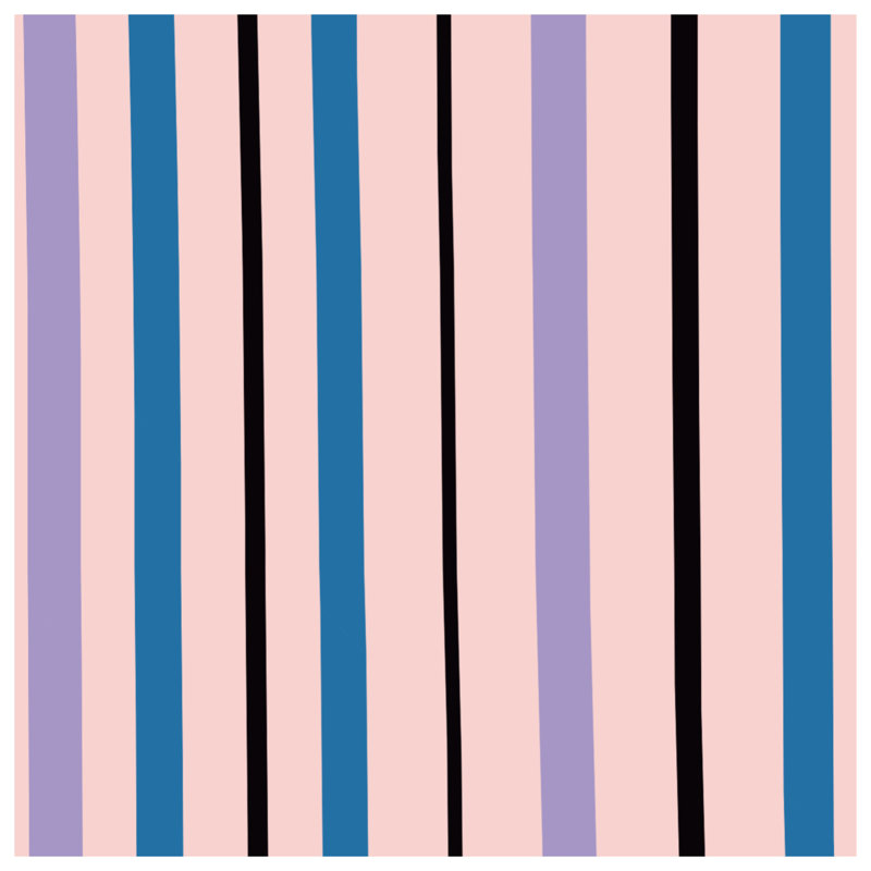 Vertical Striped Pattern Comforter, Queen