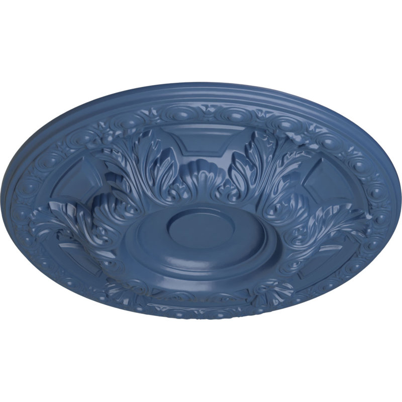 Médaillon de plafond H 2 1/2 po x l 23 3/8 po x P 2 1/2 po Granada, H 23,5 po x l 23,5 po x P 2,5 po, Americana