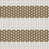 Cadre brun clair / rayure blanche / rotin naturel