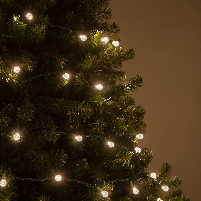 70 Light LED Mini Globe String Lights, Warm White