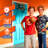 NERF Basketball Hoop Set - Pro Hoop Mini Hoop Set With Mini NERF Basketball - Steel Rim Great For Dunking - Over The Door Basketball Hoops
