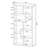 Multiple Geometric Rectangular 10-Shelf Bookcase In White-1609352251-1609352248