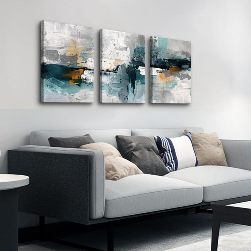 3 Piece Wrapped Canvas Wall Art