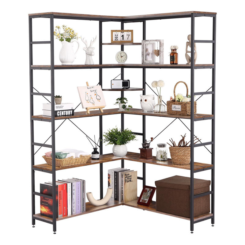 Bibliothèque standard Cloudview H 46,85 "x l 15,35", Brun