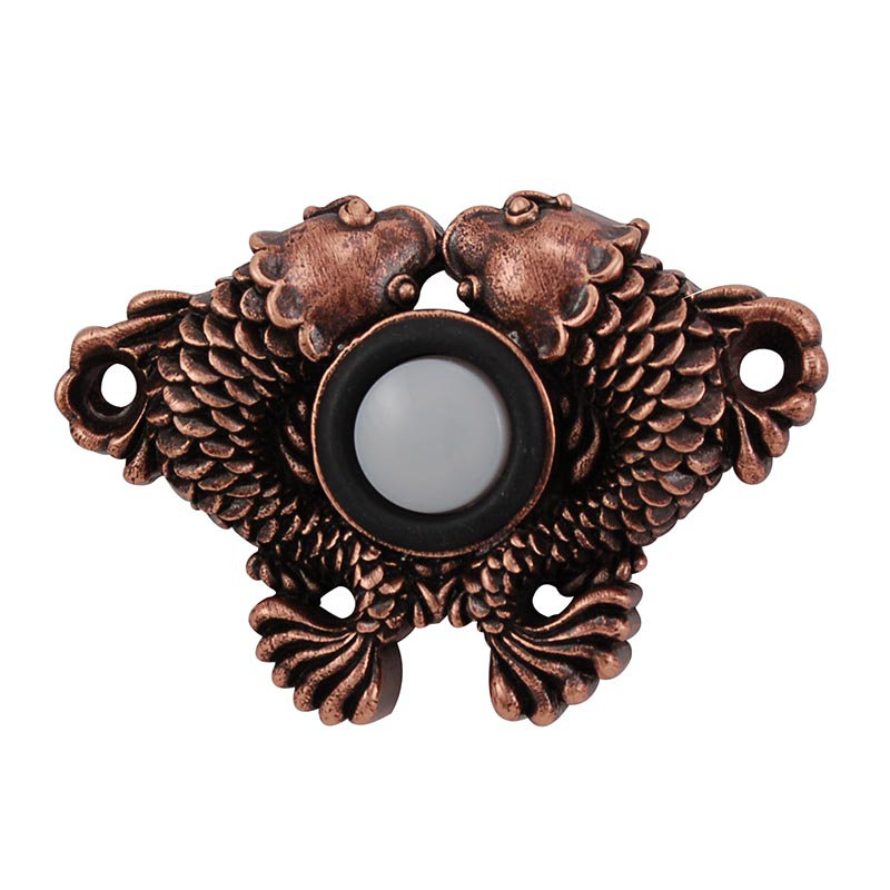 Pollino Push Button, Antique Copper
