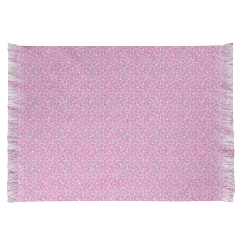 Tapis classique rose à motif hexagonal Mcguigan, Oui