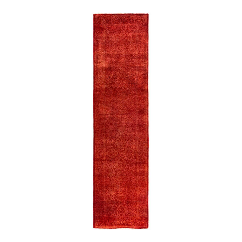 Overyed One-of-a-Kind Runner 2'5" X 9'9" Hand Knotted Area Rug