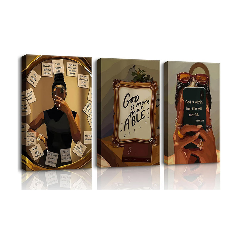 3 Piece Wrapped Canvas Print