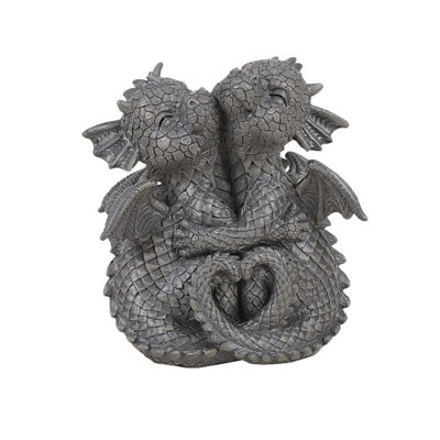 Pierre de jardin petit couple dragon Searingtown