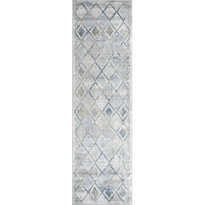 Tapis gris / crème Altura
