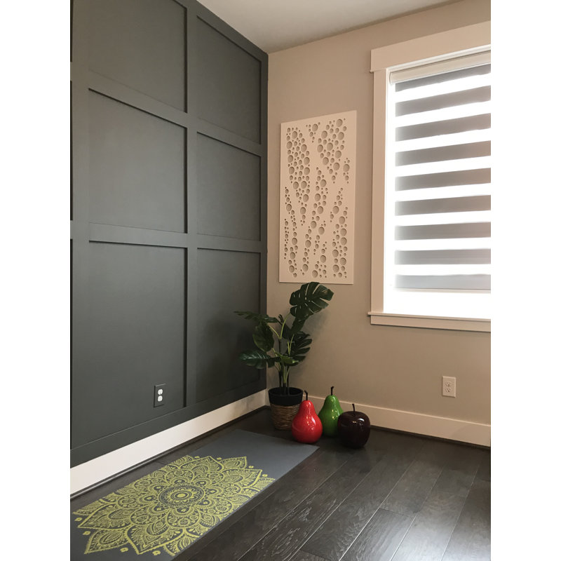 White Leaf Veins PVC Decorative Wall Panel, 48" x 24"