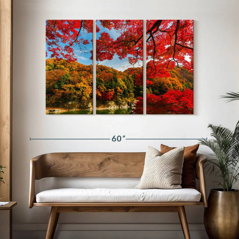 Alvord Japanese Fall Maple Forest, 32" H x 50" W
