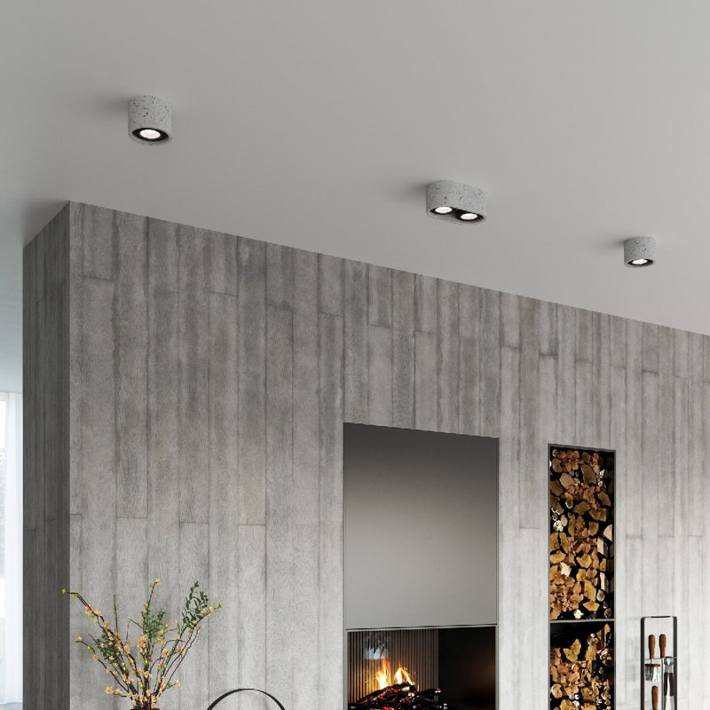 Aliff Flush Mount, Concrete