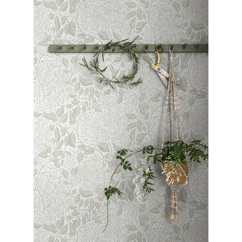 Beachworth Floral Double Roll, Sage