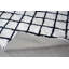 Tapis blanc touffeté géométrique fait main Coggan