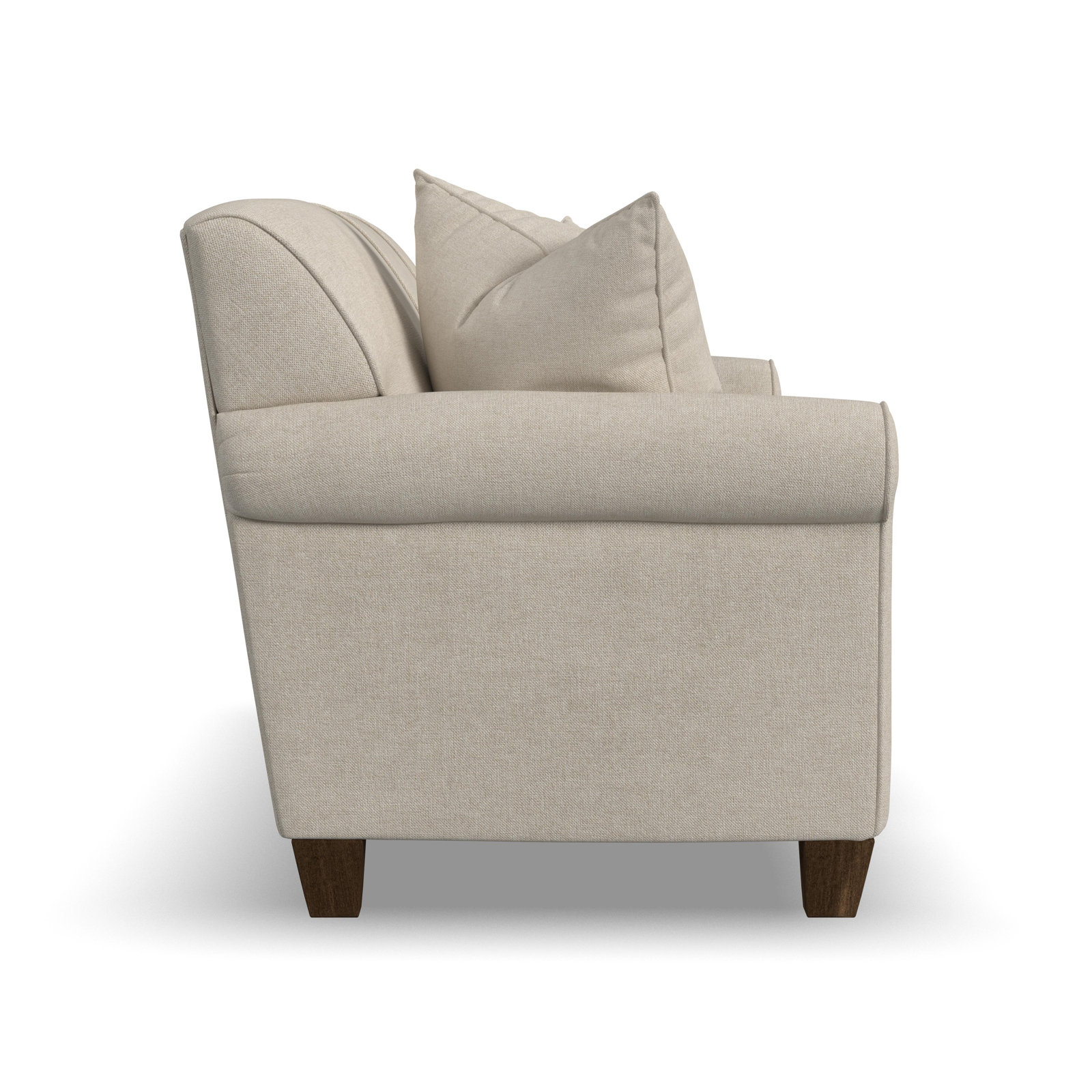 Finnian 82" Sofa, Vanilla White Polypropylene/Olefin