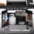 Royal Gourmet 6-Burner Gas Grill with Side Burner, Silver & Black