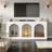 Stylish Arches Side Table,Entryway Table,Stable Console Table