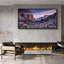 «Yosemite Valley Winter Sunset», art mural sur toile - Paysage du parc national majestueux pour un intérieur inspiré de la nature-116517759-116517760