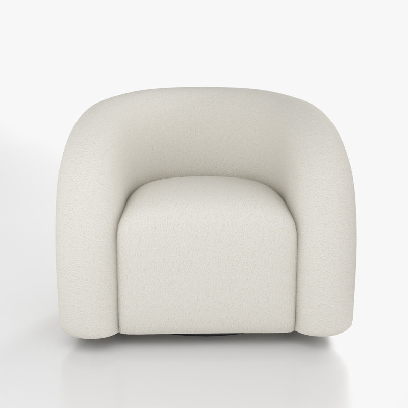 Coyle Upholstered Swivel Barrel Chair