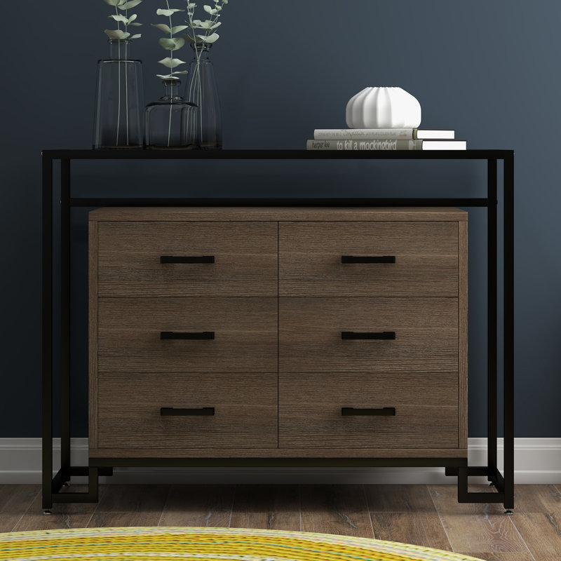 Commode d'appoint Truesdale, Noir