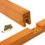 Room Divider Stand - Walnut - 3 Panel-1724886511-1724886516