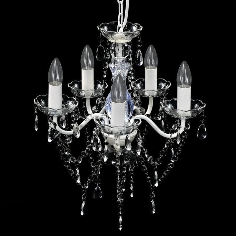 URBNLIVING Chandelier, White