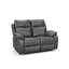 Faux Leather Reclining Sofa-114293198