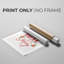 «Eat, Drink and Be Merry» - Impression sur toile seulement - non encadrée-117858376